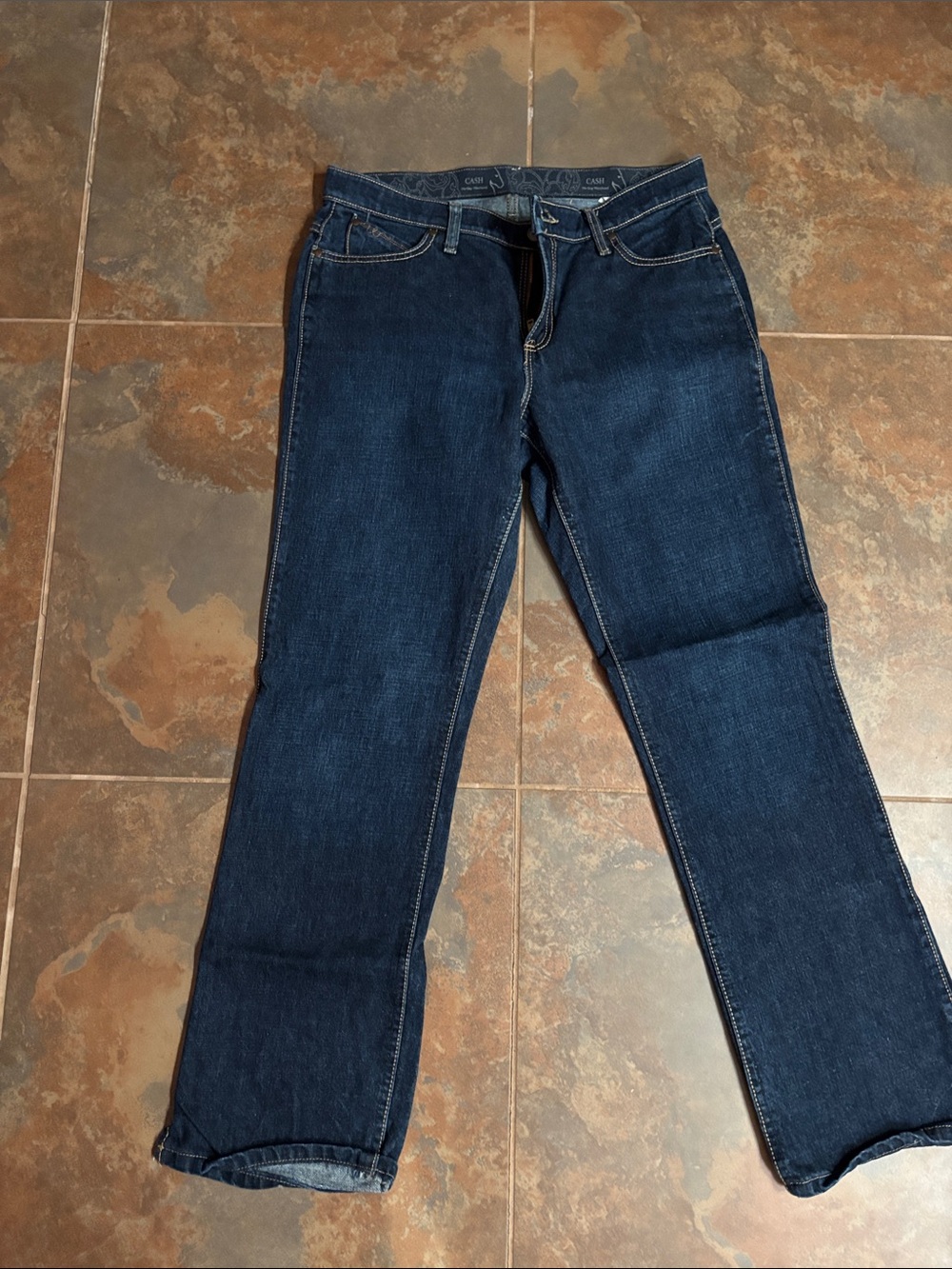 Wrangler Dark Blue Boot Cut Women's Jeans 12/13 32
